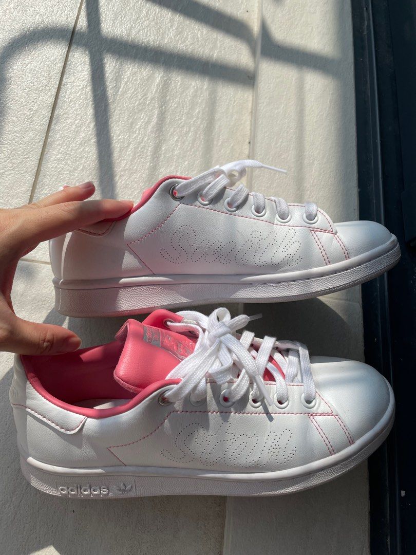 Adidas stan hotsell smith pink womens