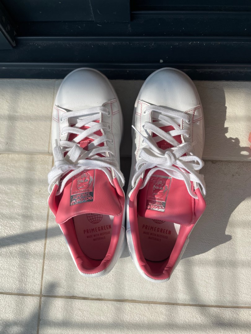 Adidas stan sale smith pink womens