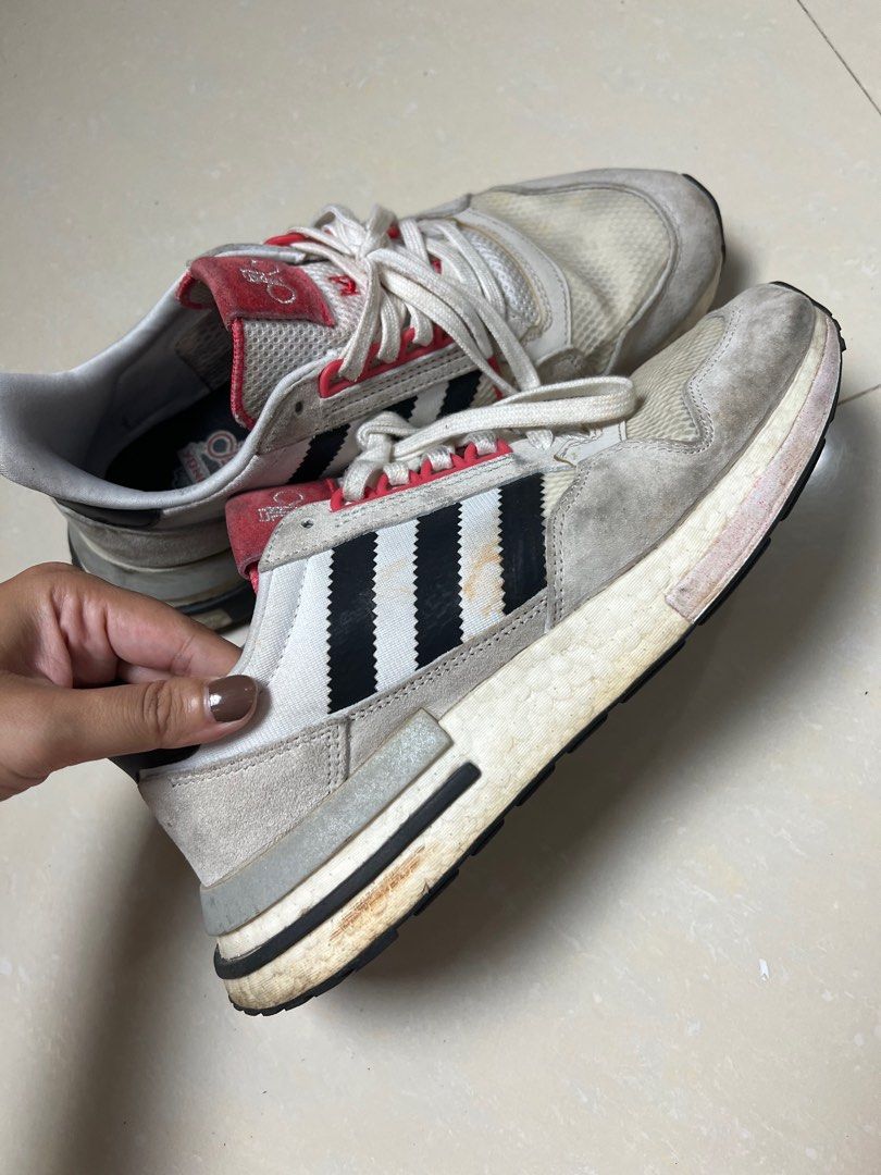 Adidas ZX 500 size 42, Fesyen Pria, Sepatu Sneakers di Carousell