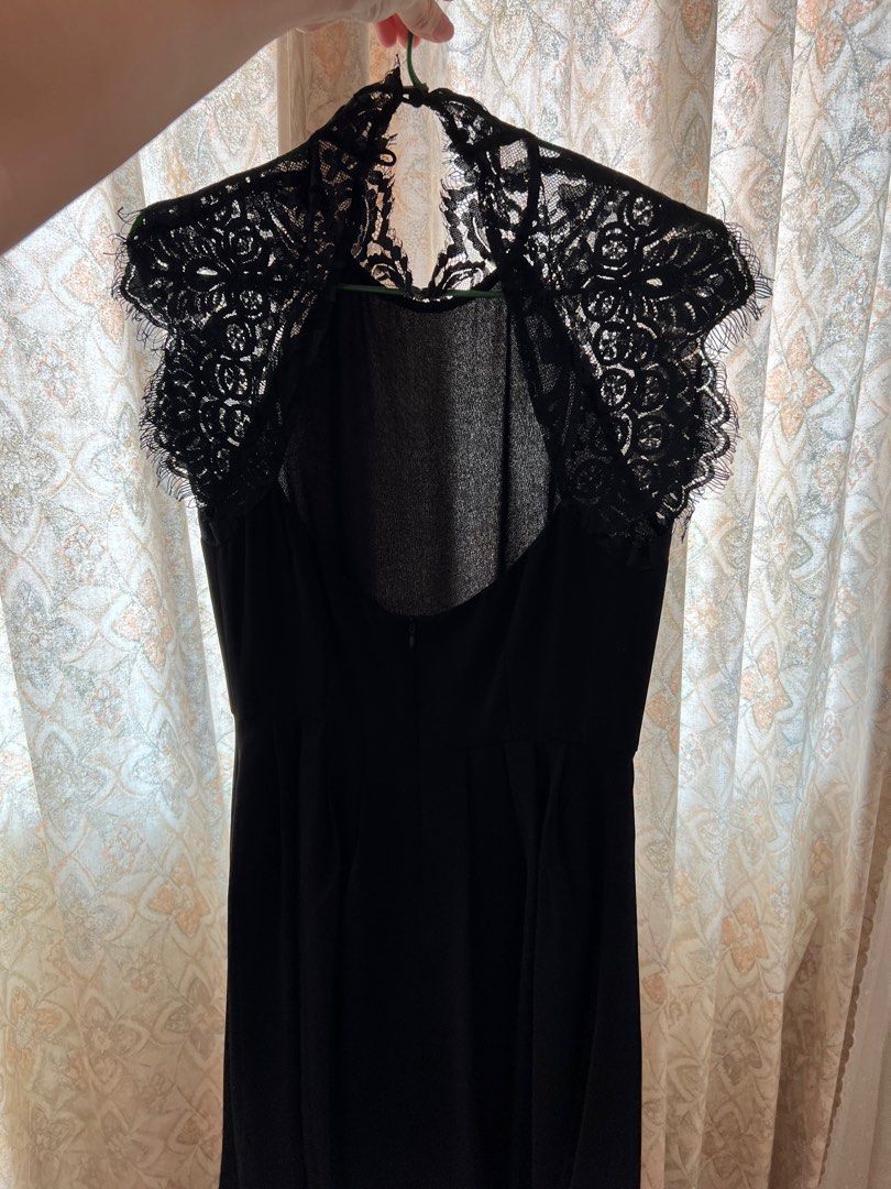 Aijek brand new black lace dress size 1, Women's Fashion, Dresses & Sets,  Dresses on Carousell