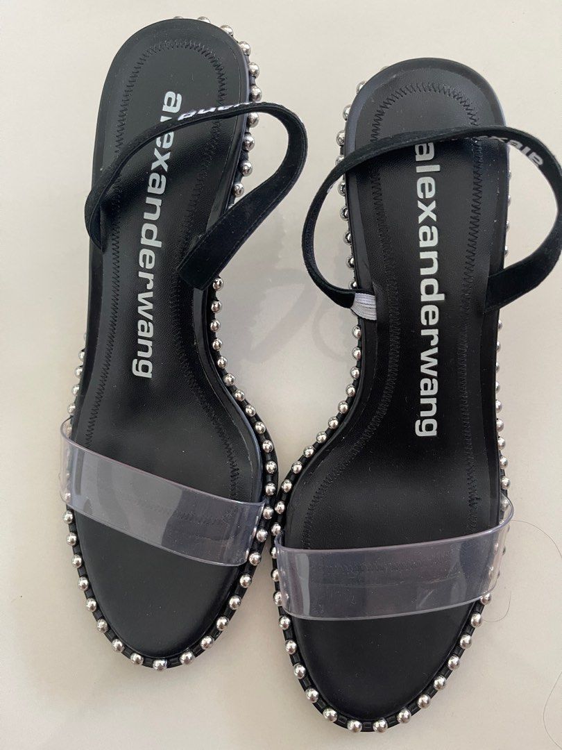 Alexander wang on sale logo heels
