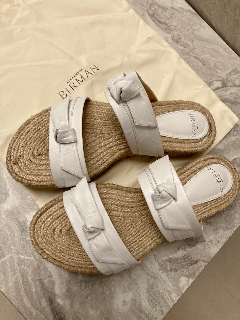 Alexandre Birman Clarita espadrille sandals white size EU 38