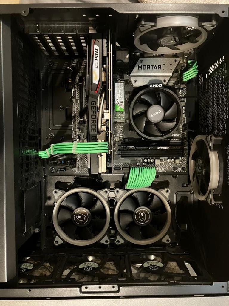 AMD RYZEN 5 2600 16 GB RAM MSI Twin FORZR 7 GTX 1600 ti