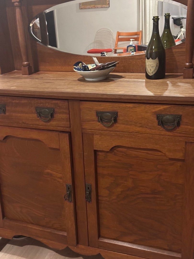 Antique Tasmanian Oak dresser, Furniture & Home Living, Furniture