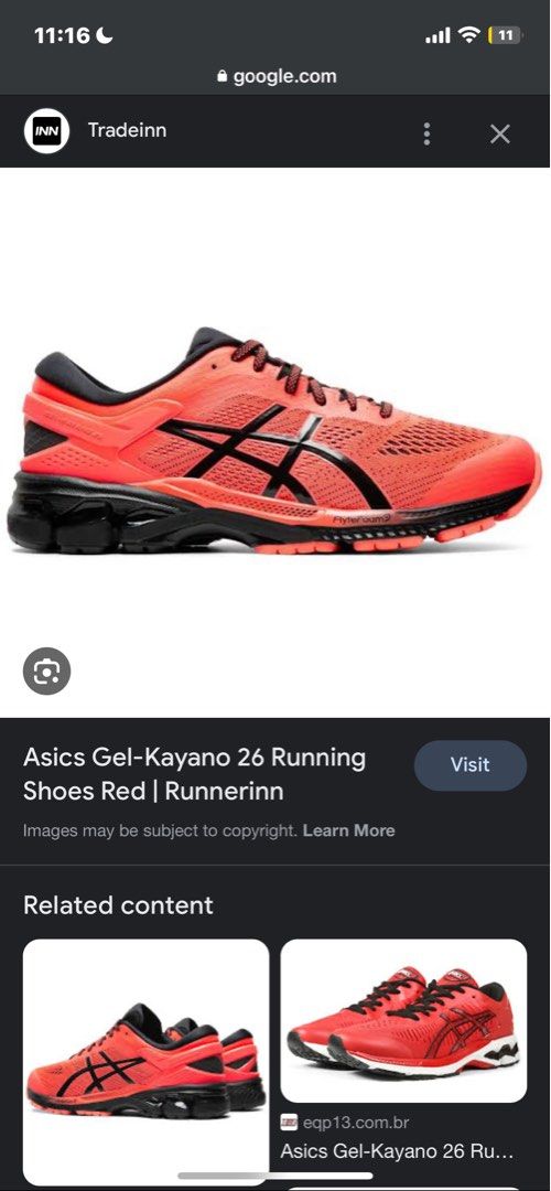 Asics Gel Kayano 26 Running Men s Fashion Footwear Sneakers on