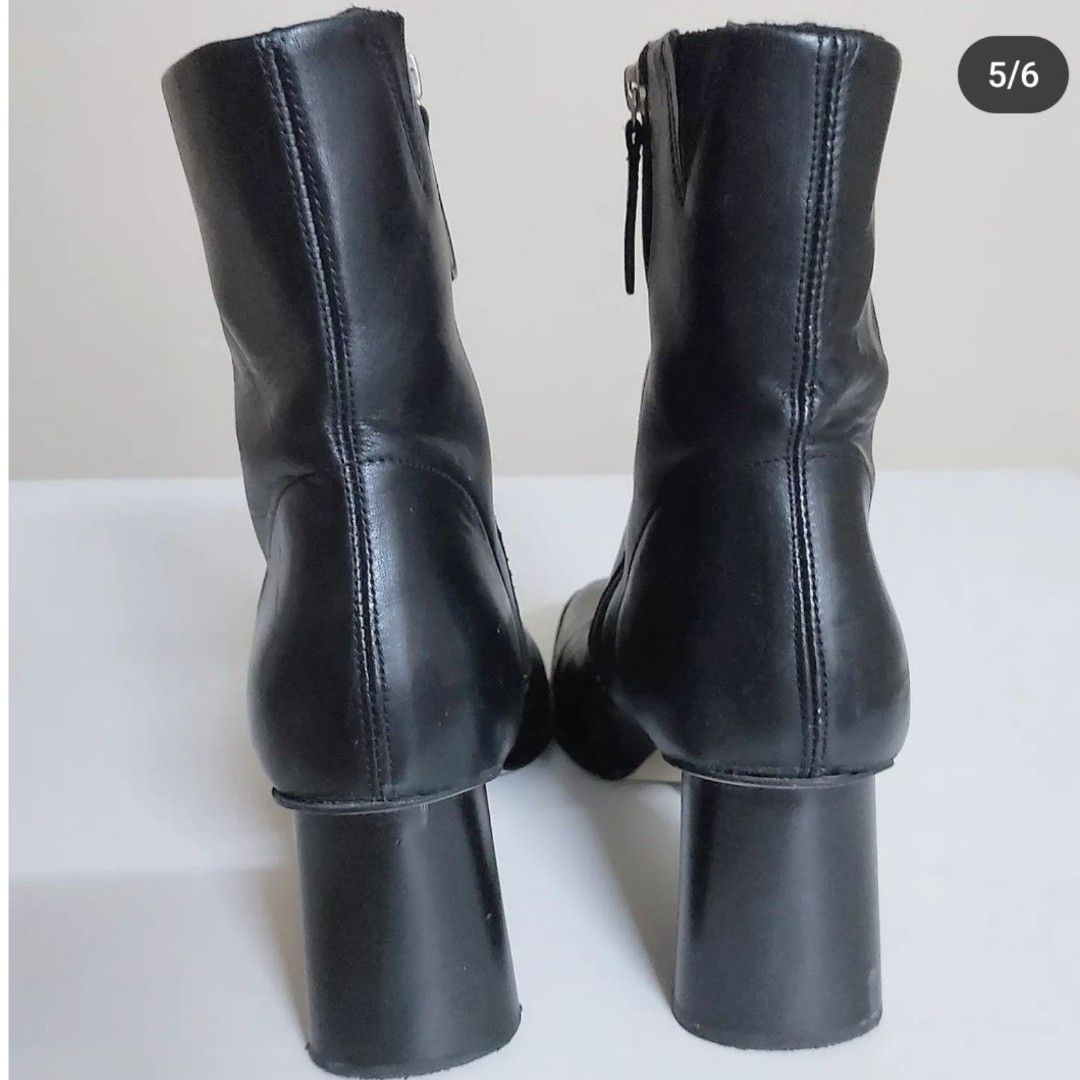 ASOS MEN heeled leather boots uk10 eu 44 Men s Fashion Footwear