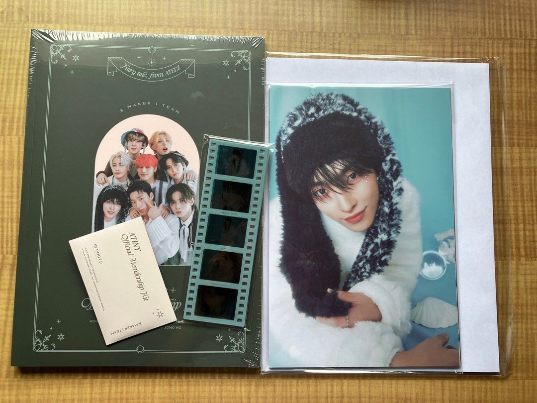 Ateez membership kit inclusions with rejoiner benefit, Hobbies & Toys