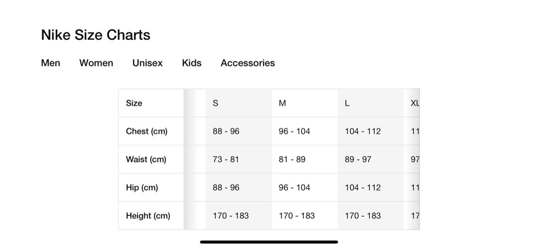 Liverpool jersey size chart outlet