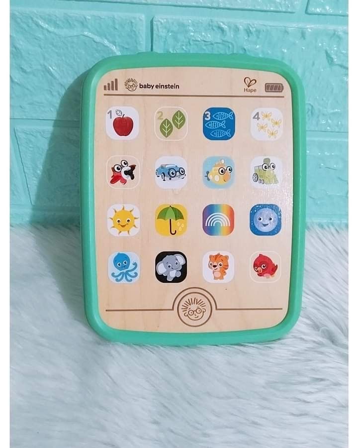 Baby Einstein Hape Magic Touch Tablet (Wooden), Babies & Kids, Infant  Playtime on Carousell