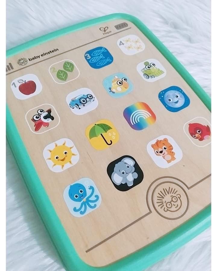 Baby Einstein Hape Magic Touch Tablet (Wooden), Babies & Kids, Infant  Playtime on Carousell