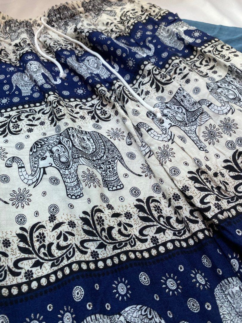 Bangkok Elephant Pants (Category: Other Bottoms) located in Silang. Submitted by loved.bymeph (Listing ID 1250009896, Image 2). Description: Elephant print jogger pants. Bought from Thailand. Never used. Size: S-M.
