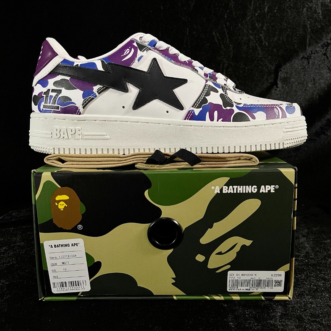 BAPE STA 17 th ANNIVERSARY BAPE STORE HONG KONG US10, 男裝, 鞋, 波