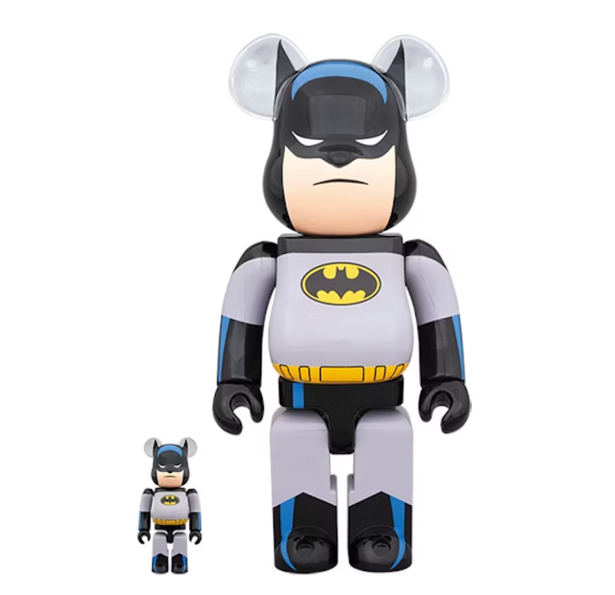 Bearbrick Batman Animated 400%+100%, 興趣及遊戲, 玩具& 遊戲類