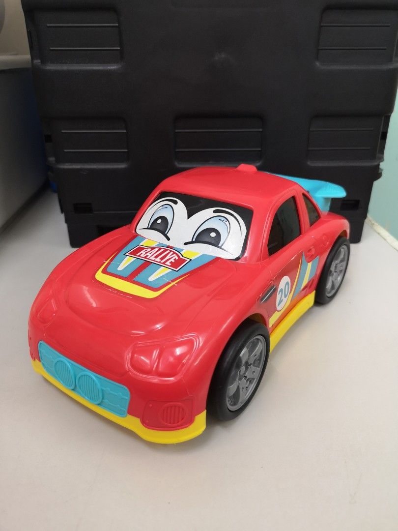 Big Toy Car (Category: Infant Playtime) located in Las Pinas. Submitted by offtonewhome (Listing ID 1250029606, Image 1). Description: Perfect toy (push and pull only) and safe for infants. See second photo with marker for size reference. Still in good condition..