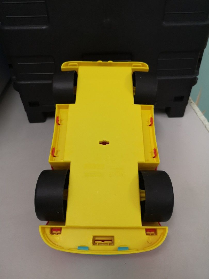 Big Toy Car (Category: Infant Playtime) located in Las Pinas. Submitted by offtonewhome (Listing ID 1250029606, Image 3). Description: Perfect toy (push and pull only) and safe for infants. See second photo with marker for size reference. Still in good condition..