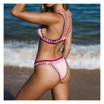 Women's Crochet Bikini - Ferrarini Black Reef Swim Bottom – PQ