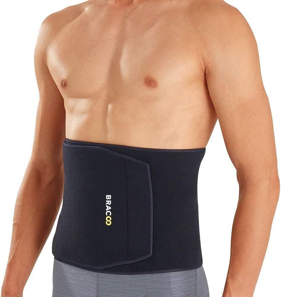 Bracoo Premium Waist Trimmer Wrap Broad Coverage Sweat Sauna