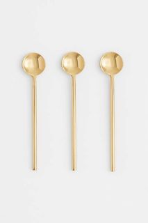 Brand New H&M Set of 3 Gold Spoons Kutsarita