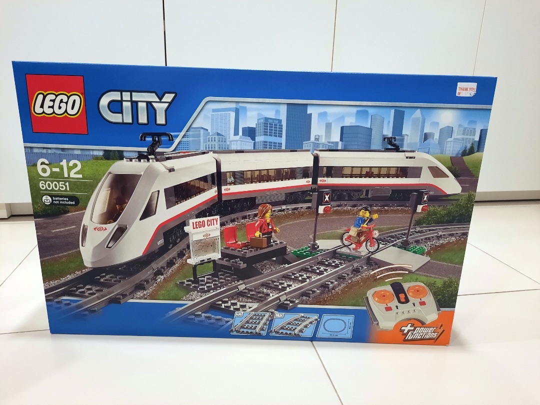 Lego city high clearance speed passenger train