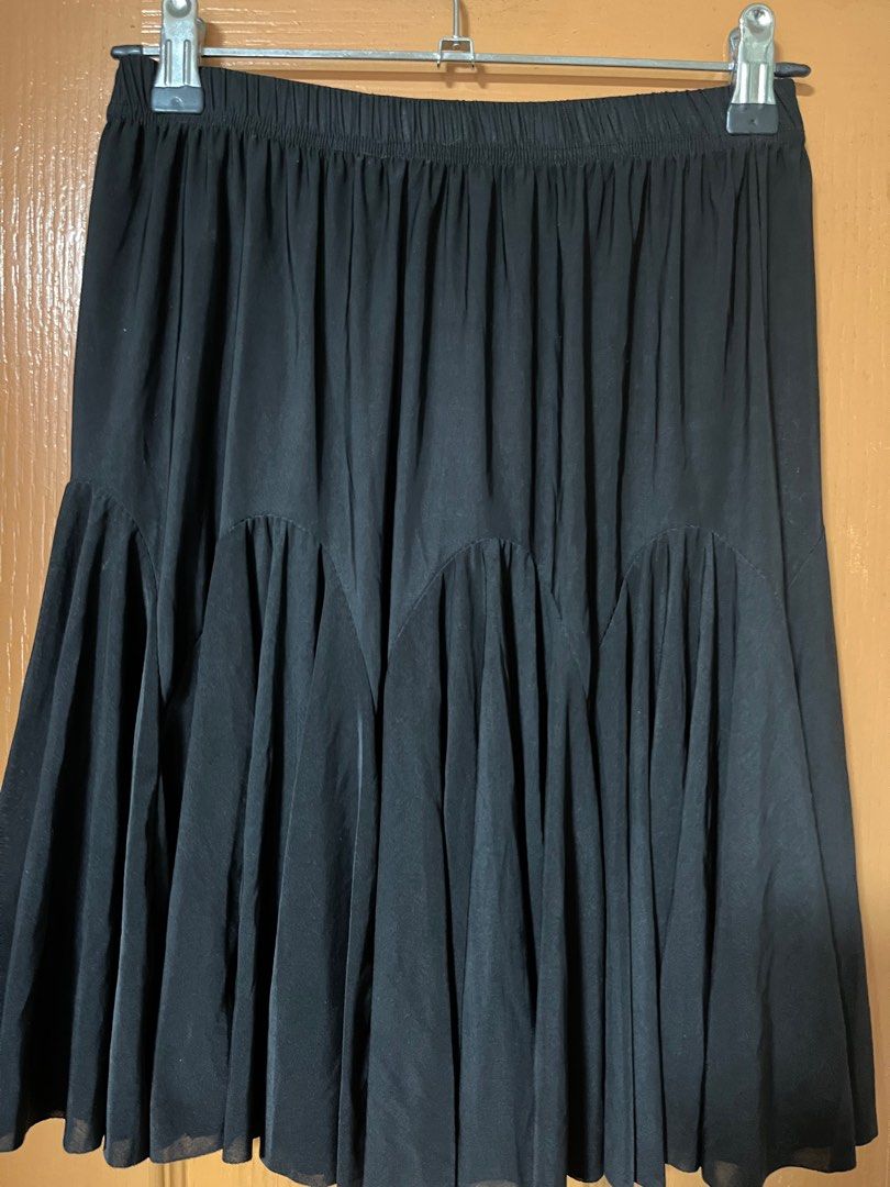 Elastic waist sales skirt 48