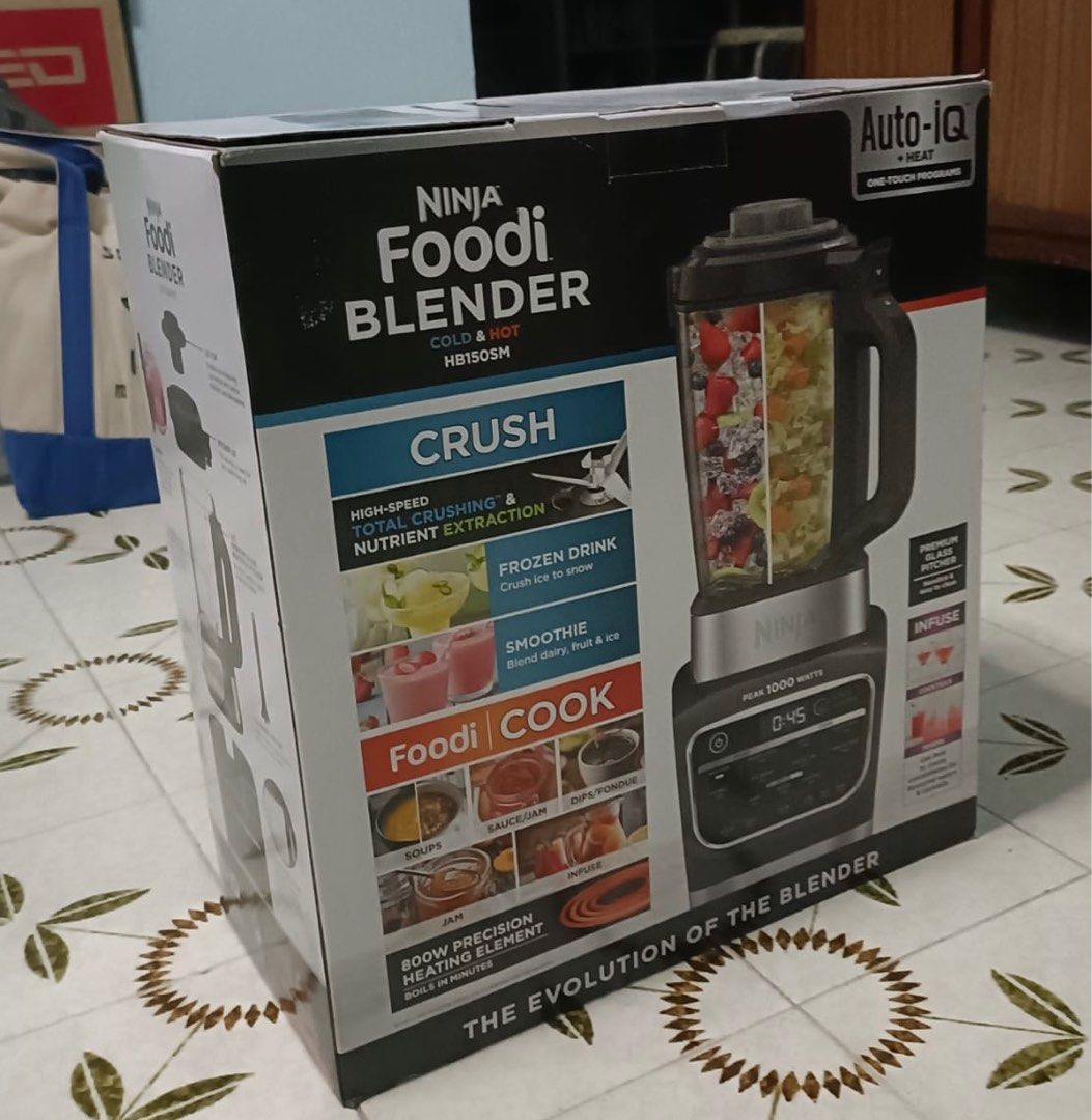 Brand New Ninja Foodi Blender Cold & Hot (HB150) food blender kitchen