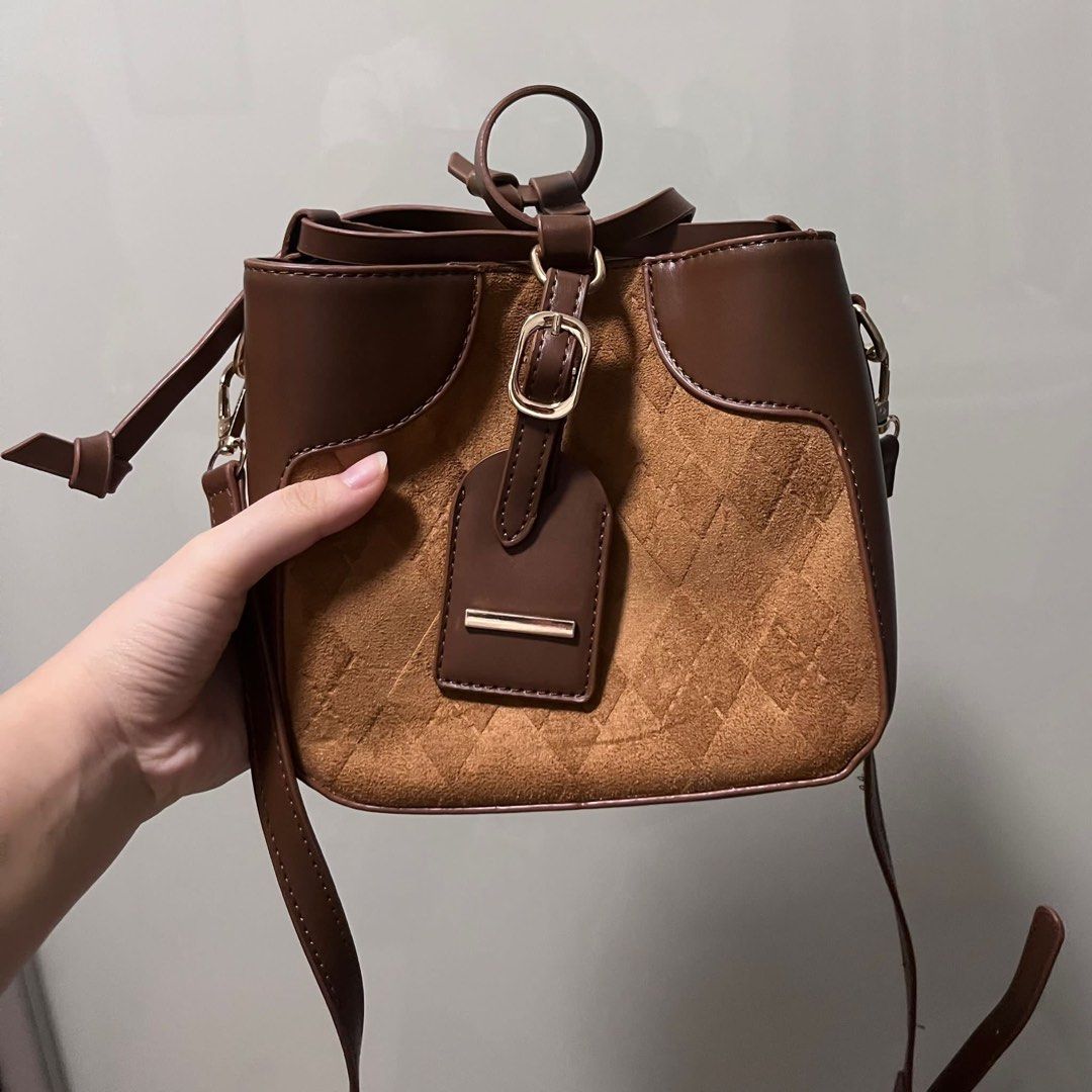 MCM Sling Bag in Brown, Women's Fashion, Bags & Wallets, Purses & Pouches  on Carousell