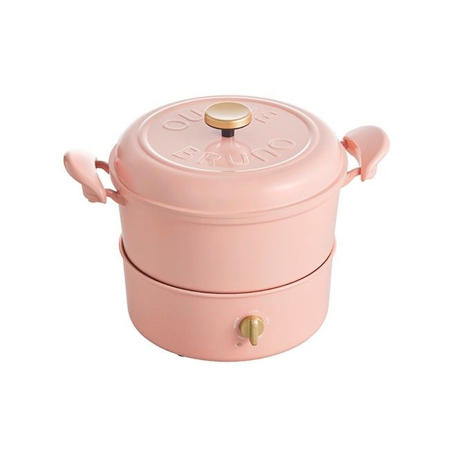 BRUNO Multi Grill Pot Pale Pink BOE065PPK, TV & Home Appliances
