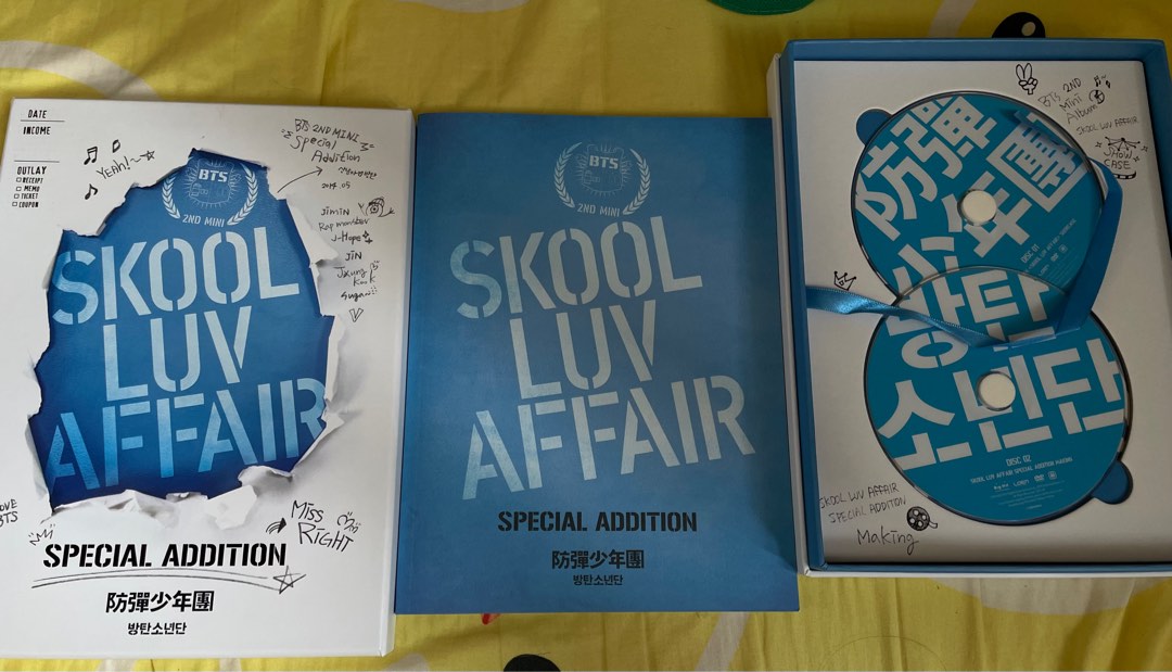 BTS專輯 [Skool Luv Affair] (Special Addition), 興趣及遊戲, 收藏品及紀念品, 韓流 - Carousell