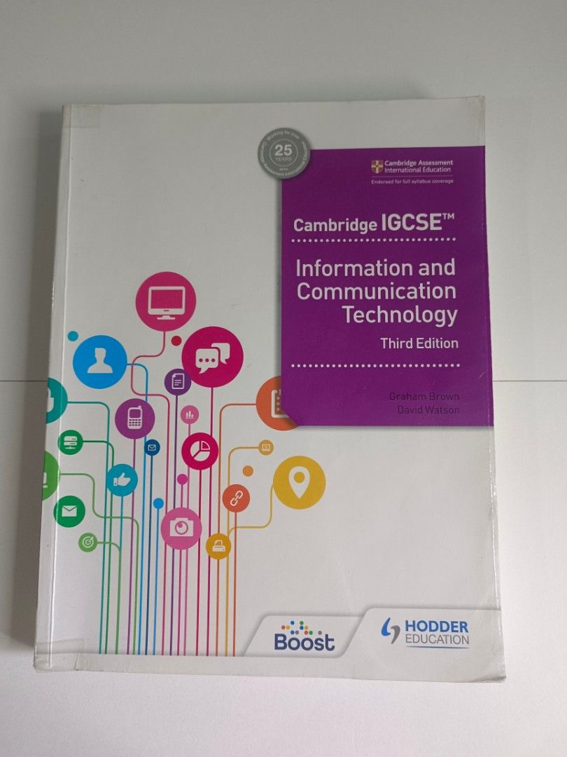 Cambridge IGCSE Information and Communication Technology 3rd Edition