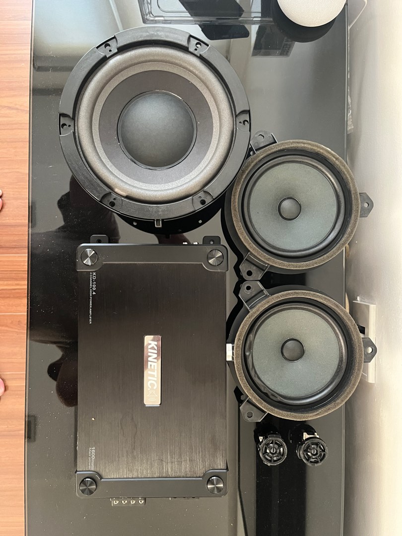 Car Amplifier and Speakers on Carousell