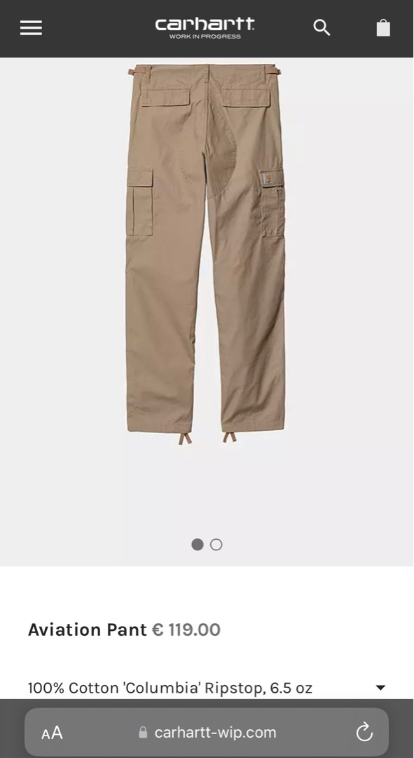 CARHARTT AVIATION CARGO PANT on Carousell
