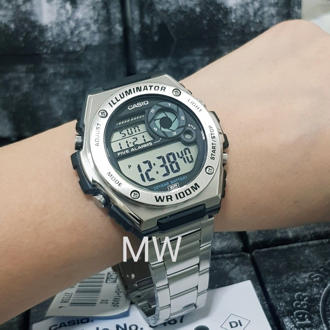 Casio illuminator five alarms sale