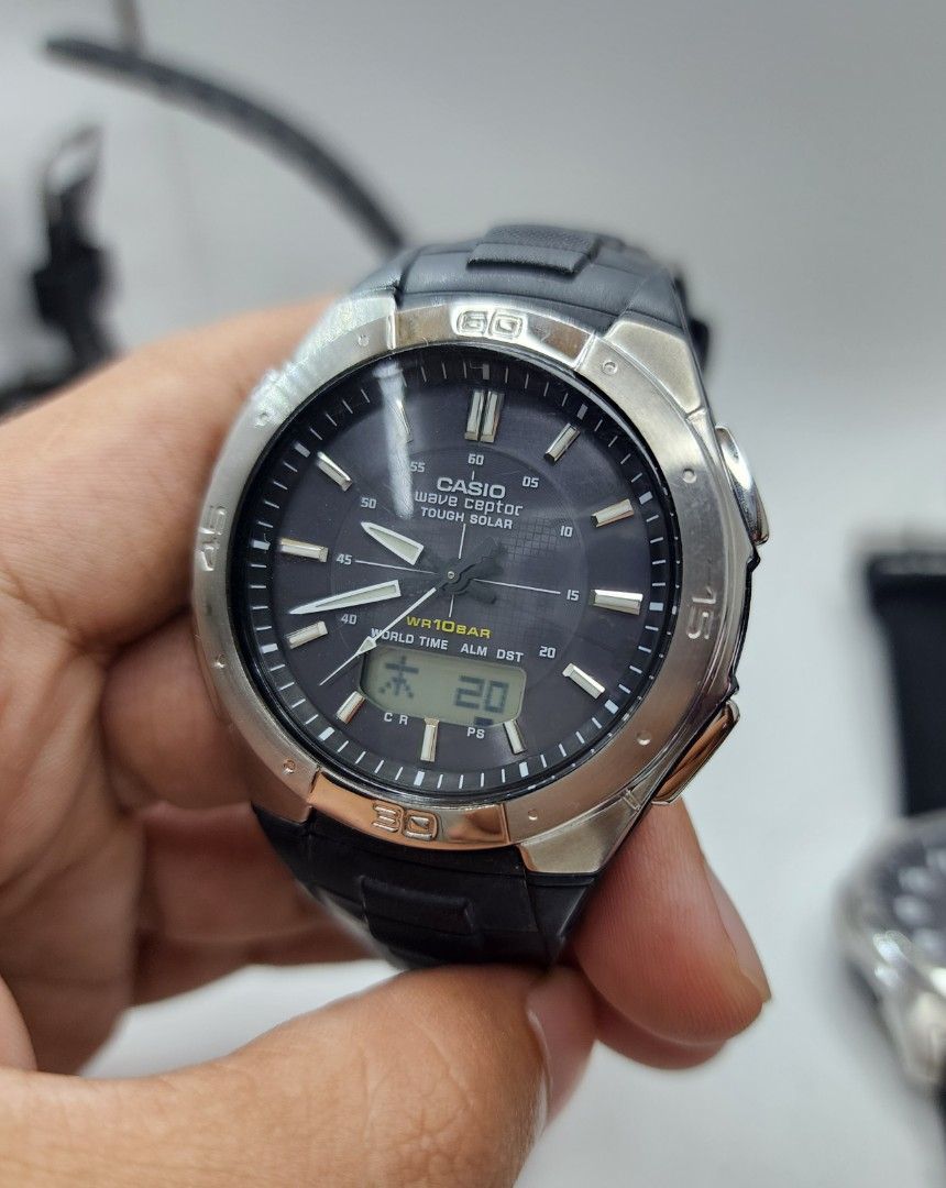 Casio Wave Ceptor WVA470 THAILAND, Men's Fashion, Watches