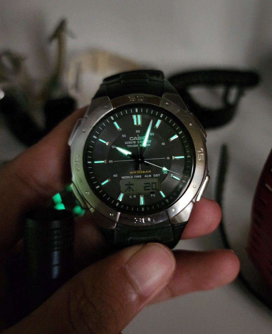 Casio Wave Ceptor WVA470 THAILAND, Men's Fashion, Watches