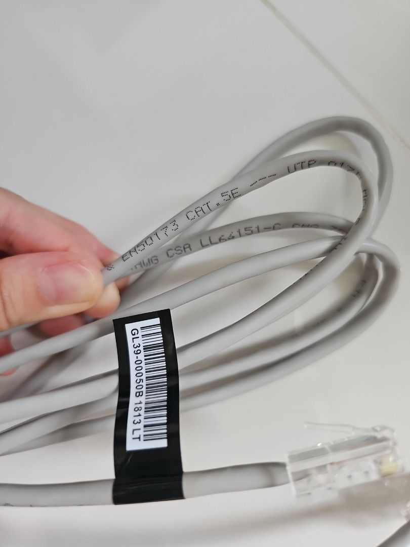 Cat 5E cable (around 1.8m), Computers & Tech, Parts