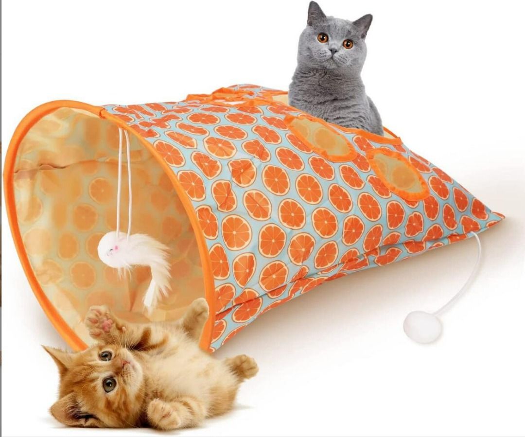 Crinkle tube cheap for cats