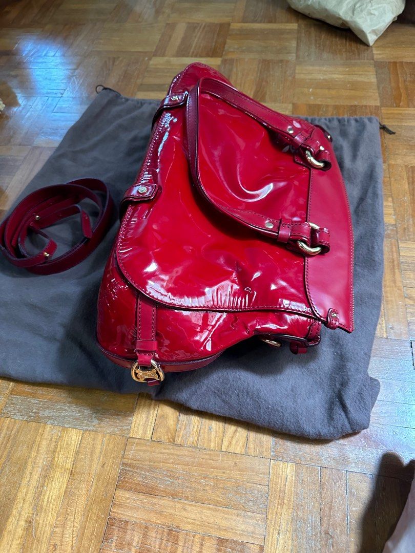 Red patent purse on sale