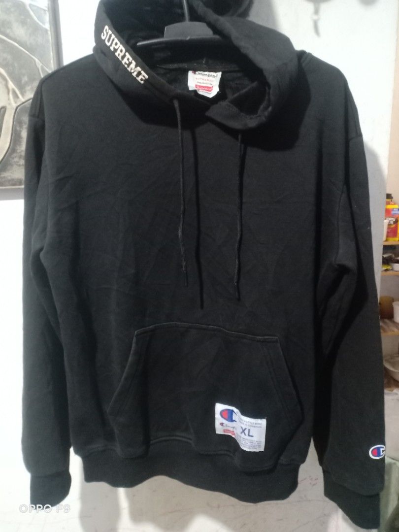 Supreme champion shop outline hoodie ss19