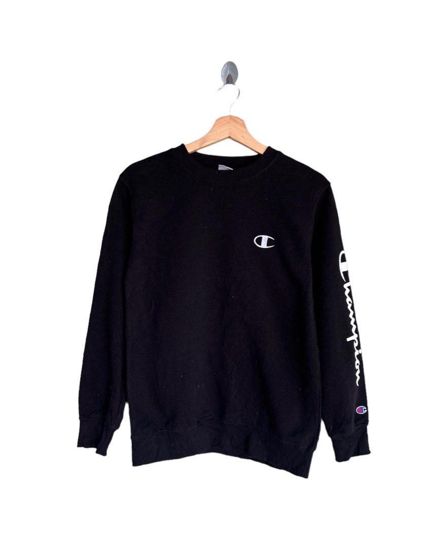Champion sweater hot sale black 47