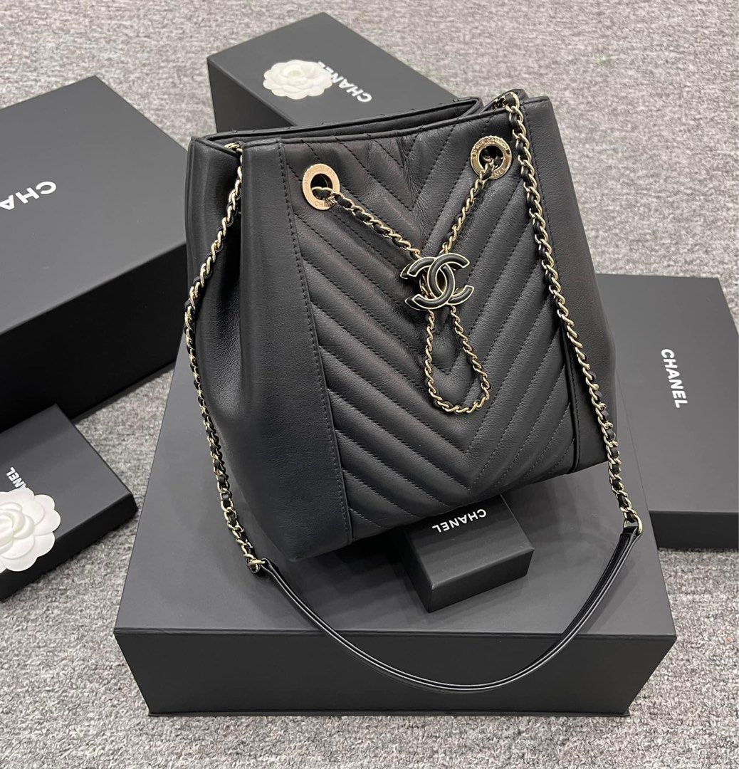 Chanel Gabrielle drawstring Bucket Bag, Luxury, Bags & Wallets on Carousell