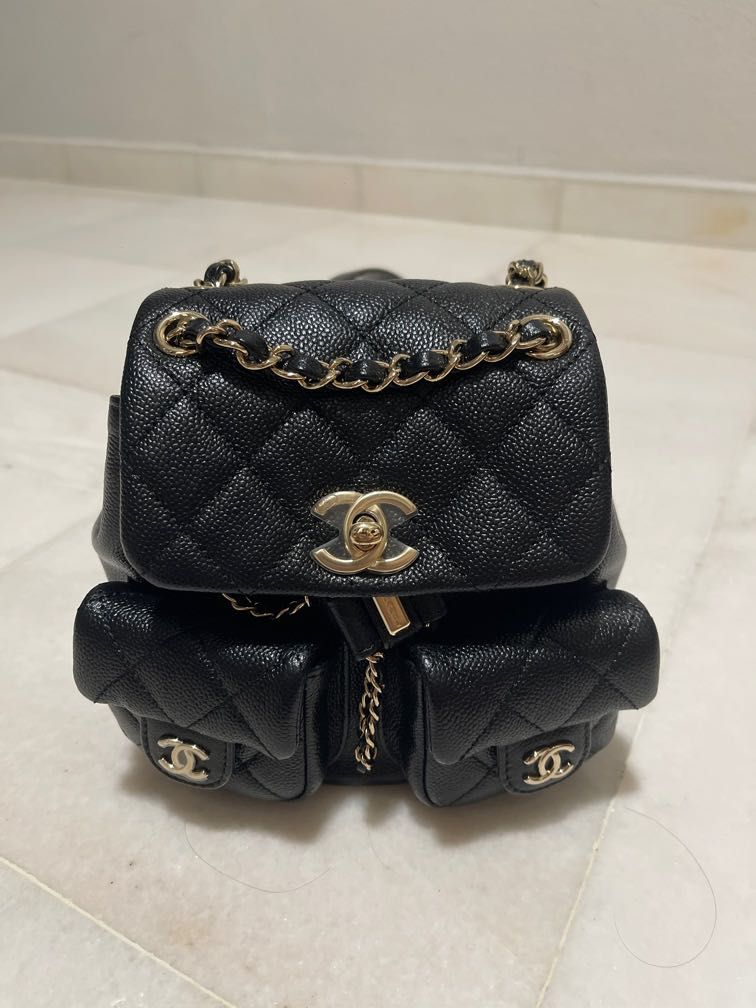 Chanel MINI Caviar Duma backpack, Luxury, Bags & Wallets on Carousell