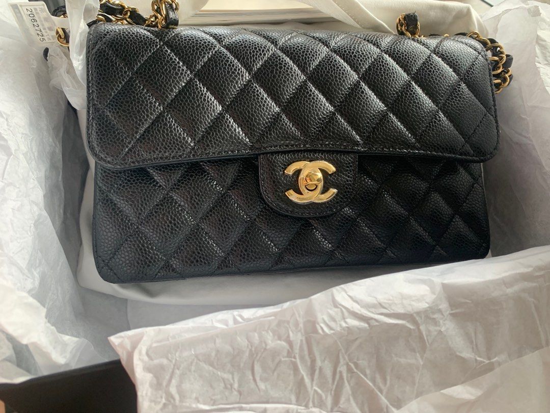 chanel cf small ghw caviar, Luxury, Bags & Wallets on Carousell