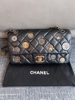 Sell Chanel Lambskin Micro Square Flap Bag with 24K GHW - Black