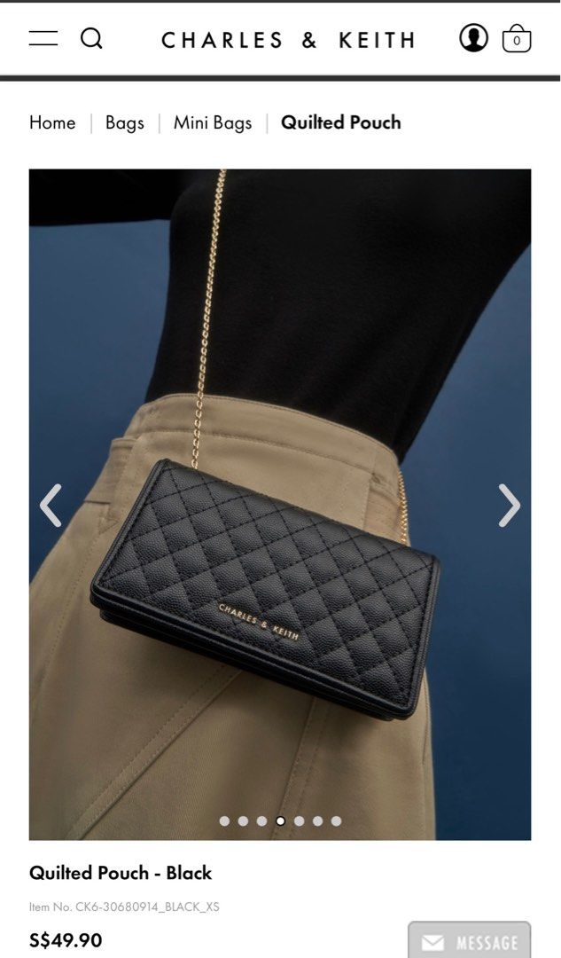 Quilted bag charles and keith hotsell