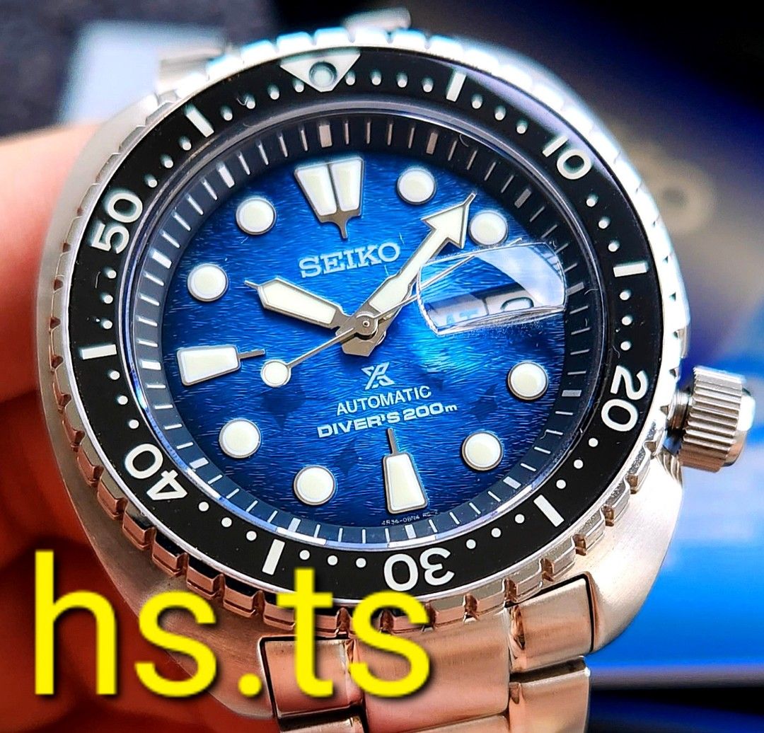 seiko king turtle save the ocean
