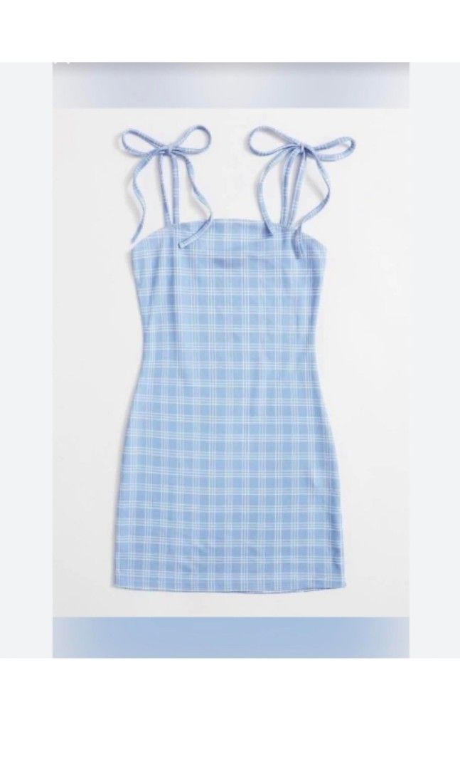 Tight cheap gingham dress