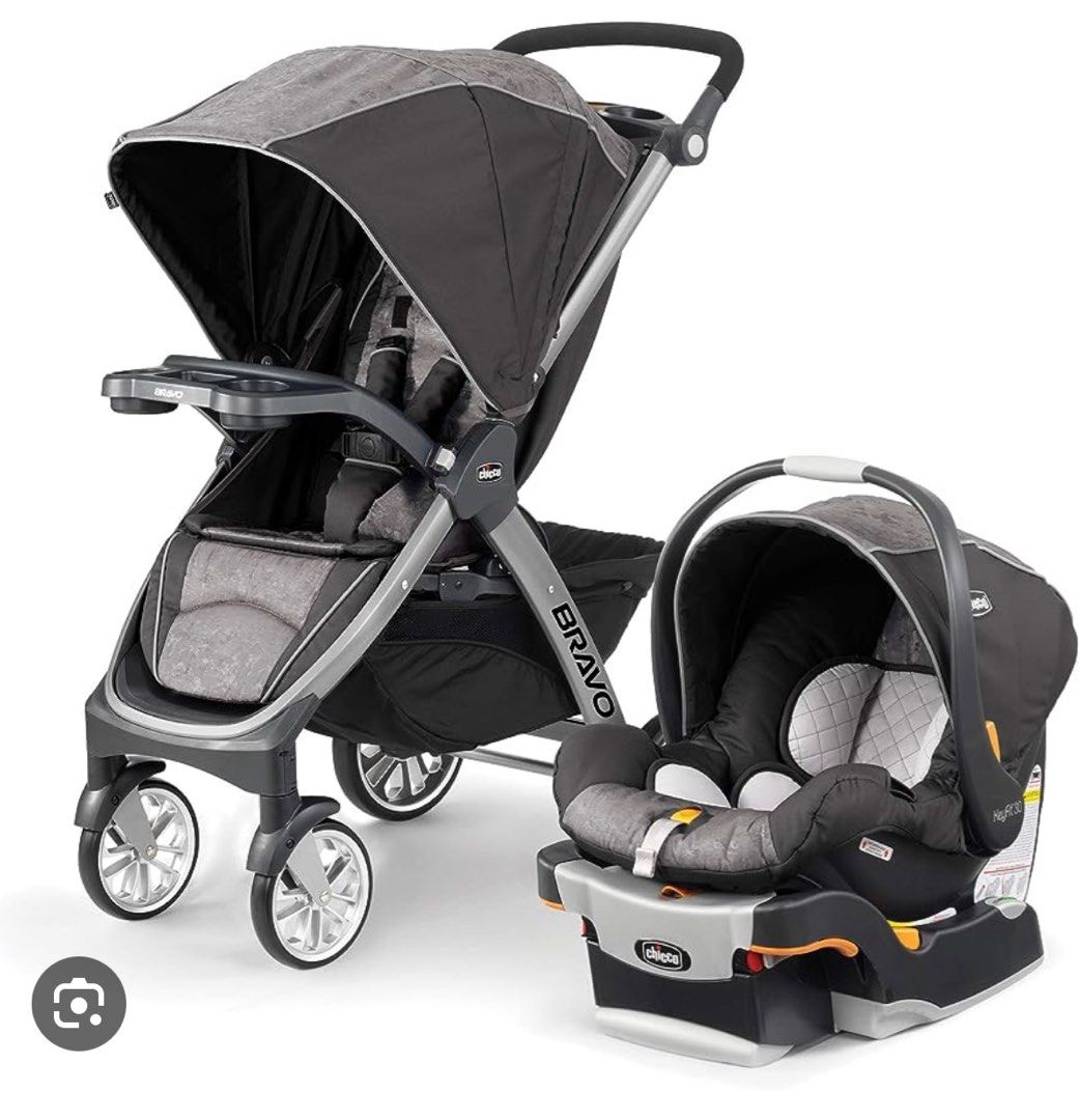 Chicco Bravo Trio Travel System with full size stroller Babies