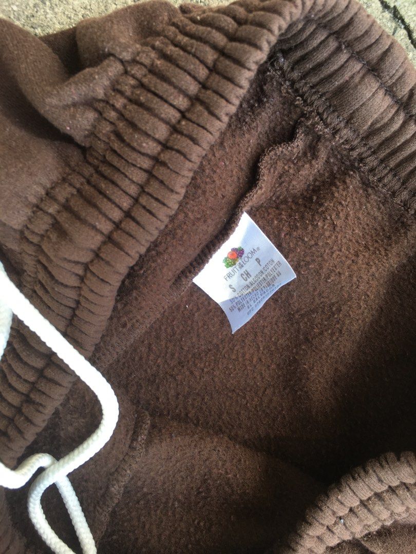 Fruit of the loom brown sweatpants clearance