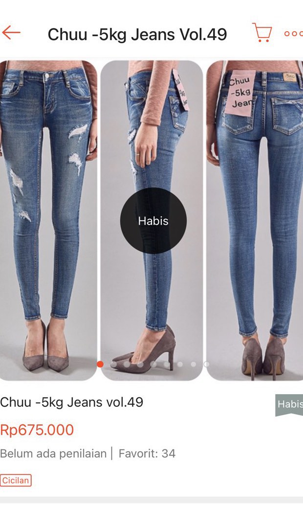 Chuu 5kg jeans Skinny korea