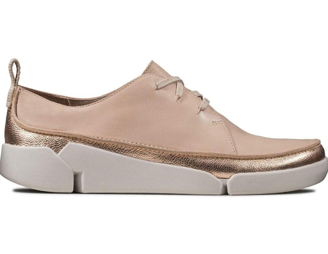 Clarks tri clara discount white